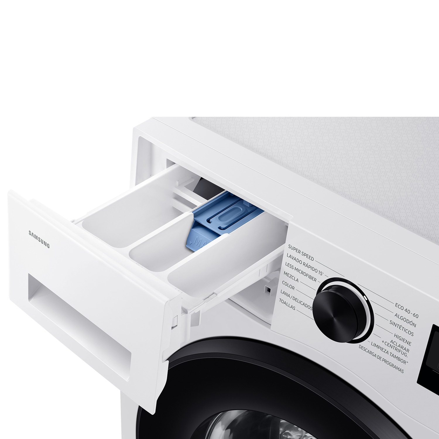 Lavadora AI con fondo reducido 8kg AI EcoBubble™ Clase A Blanca WW80FG5L32AEEC Blanco
