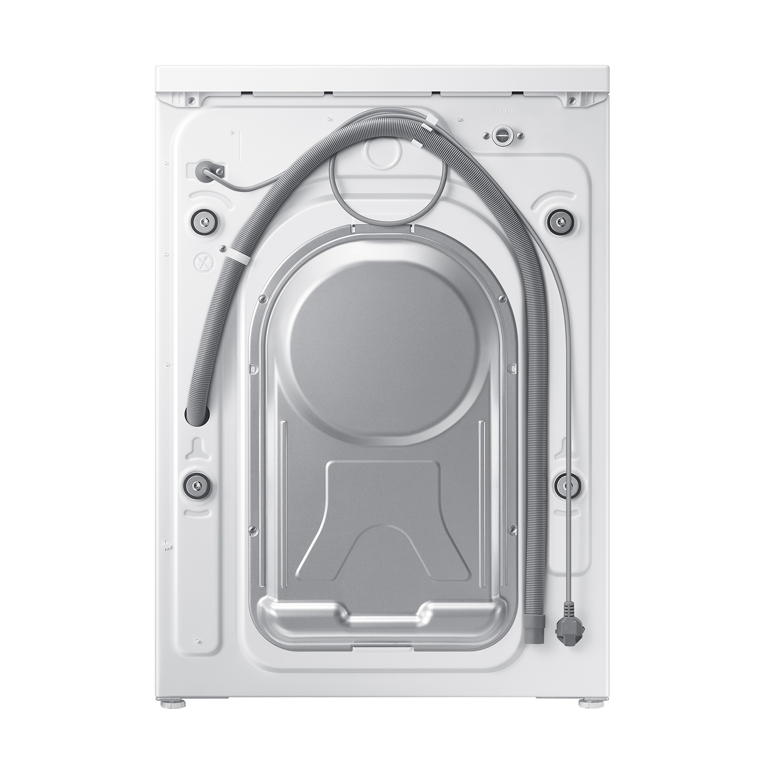 Lavadora AI con fondo reducido 8kg AI EcoBubble™ Clase A Blanca WW80FG5L32AEEC Blanco