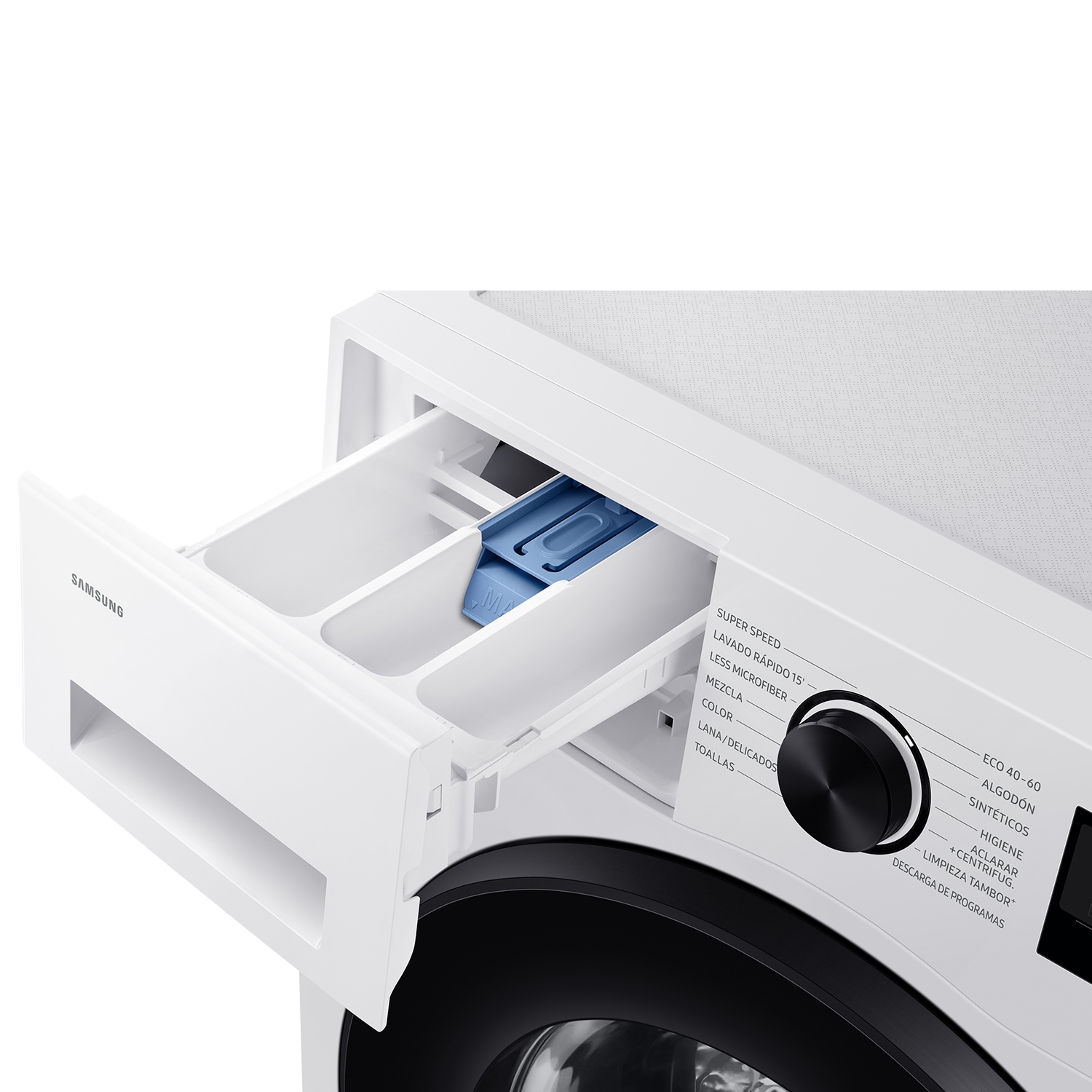 Lavadora AI con fondo reducido 8kg AI EcoBubble™ Clase A Blanca WW80FG5L32AEEC Blanco