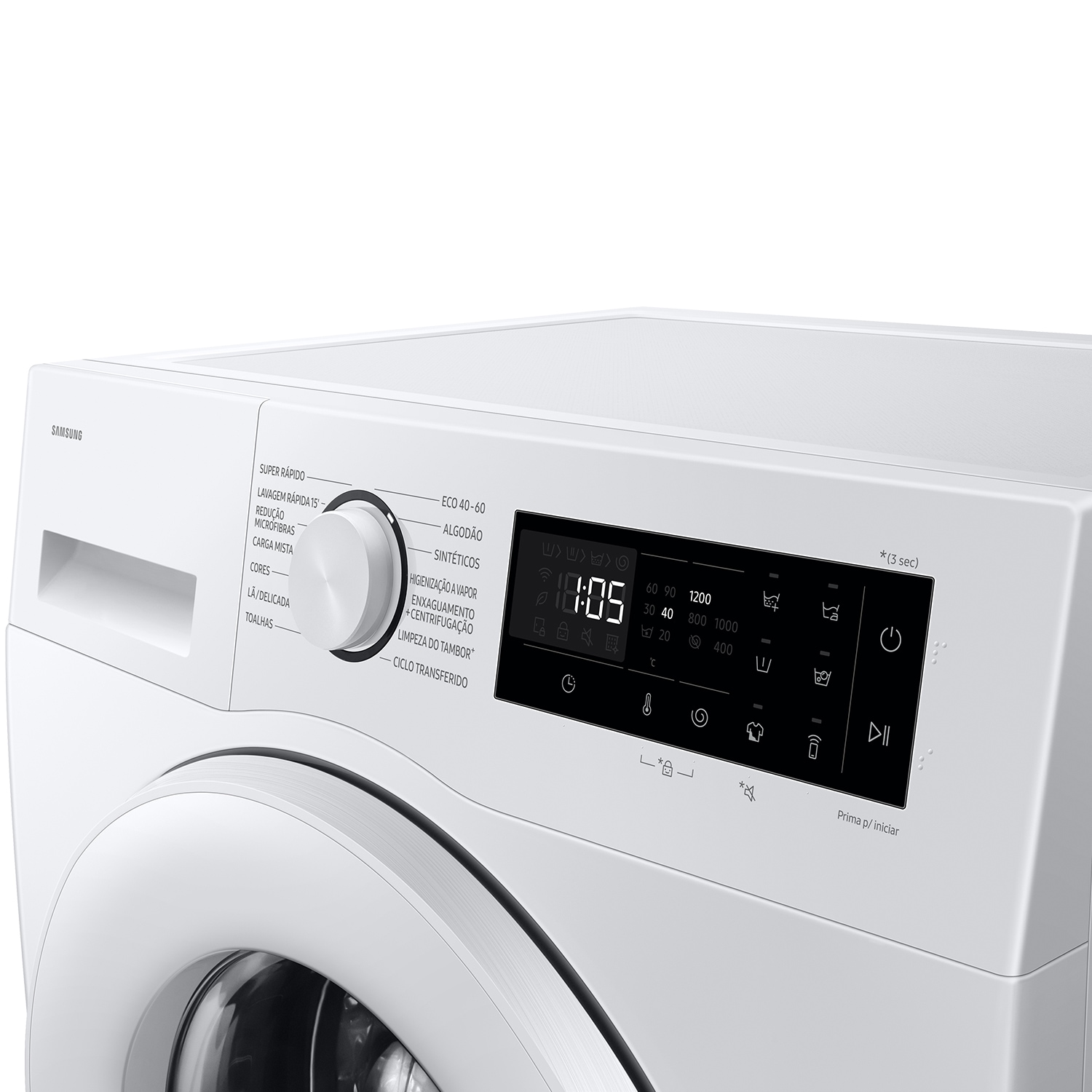 Lavadora AI con Fondo Reducido 8kg AI EcoBubble™ Clase A Blanca WW80FG5L32TEEC White
