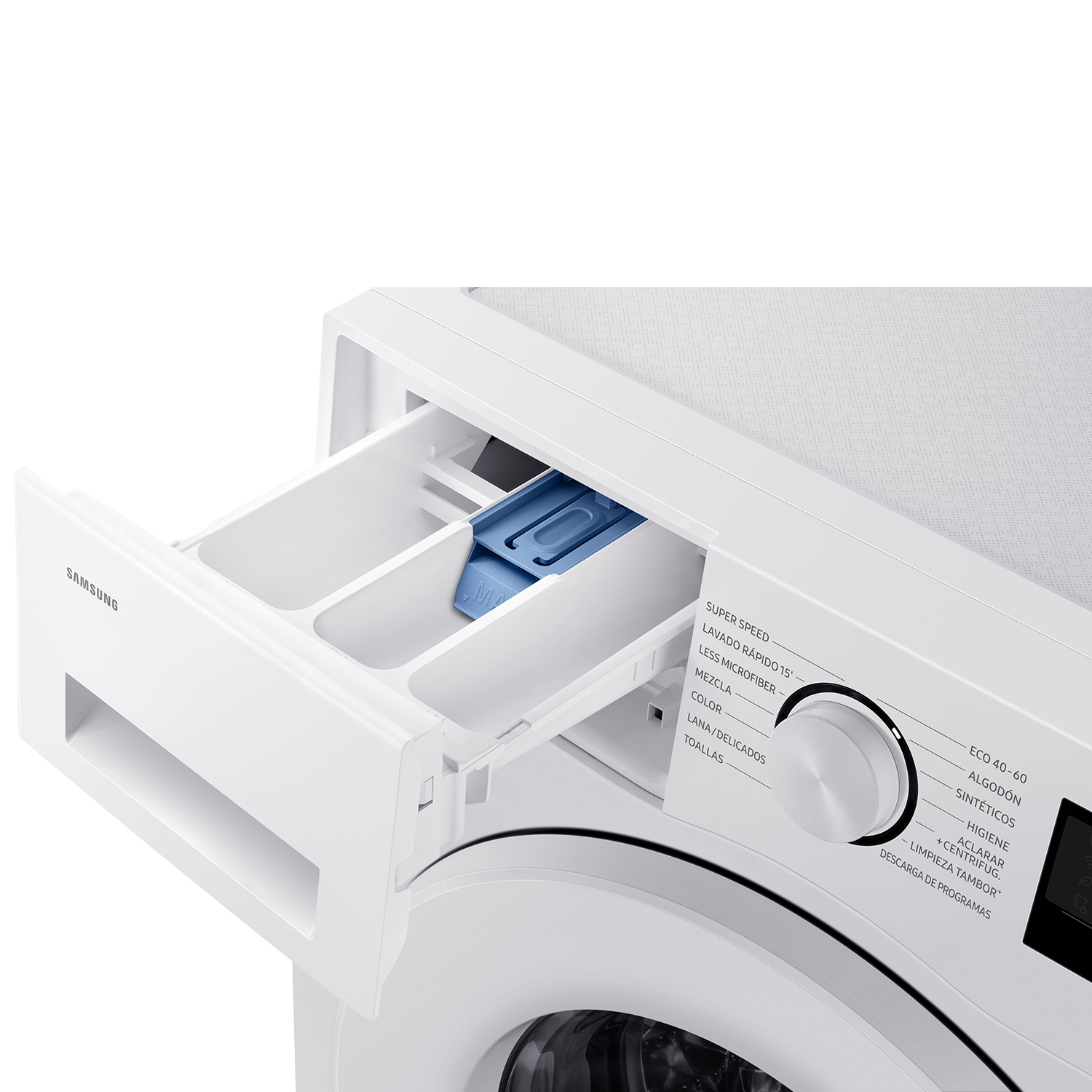 Lavadora AI con Fondo Reducido 8kg AI EcoBubble™ Clase A Blanca WW80FG5L32TEEC White