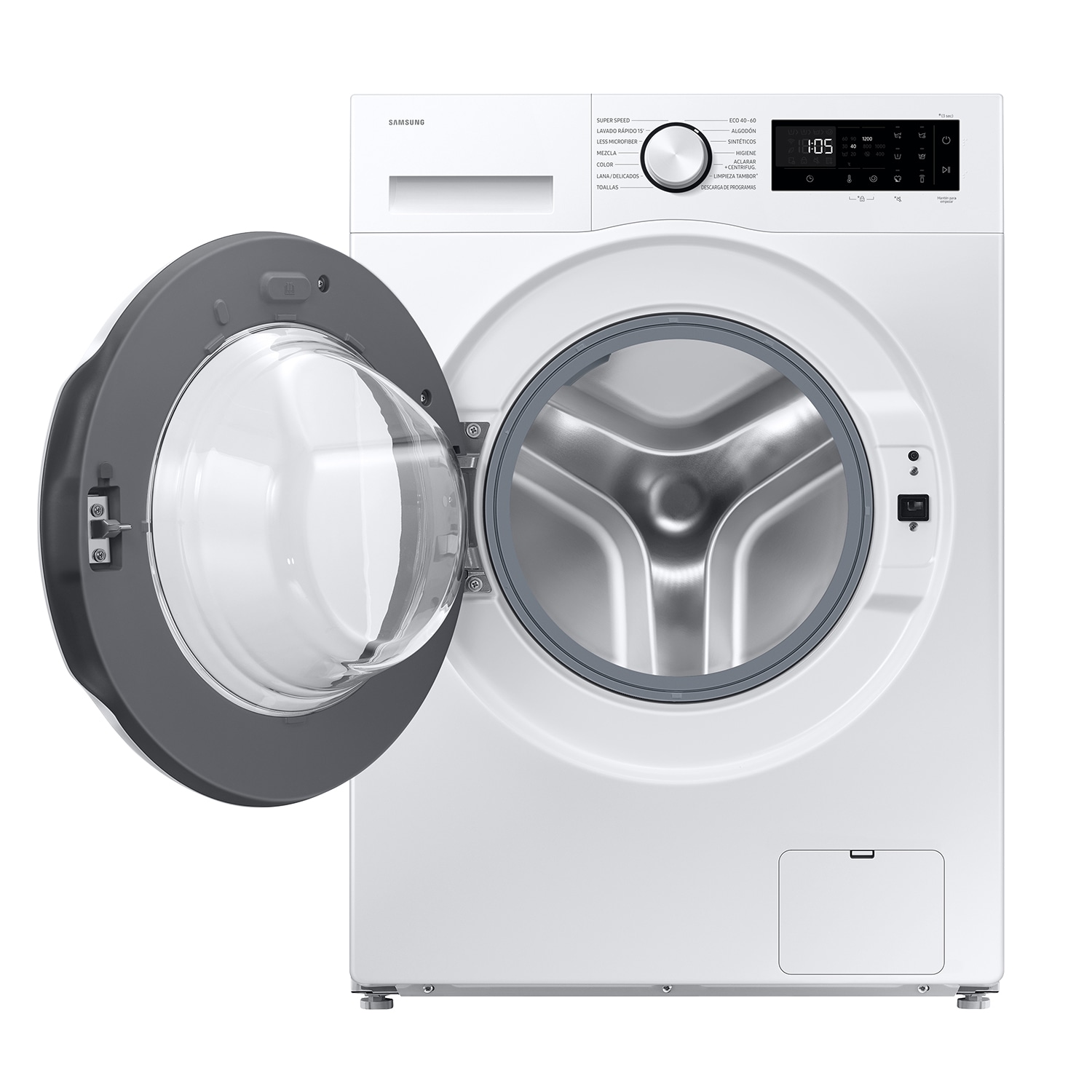 Lavadora AI con Fondo Reducido 8kg AI EcoBubble™ Clase A Blanca WW80FG5L32TEEC White