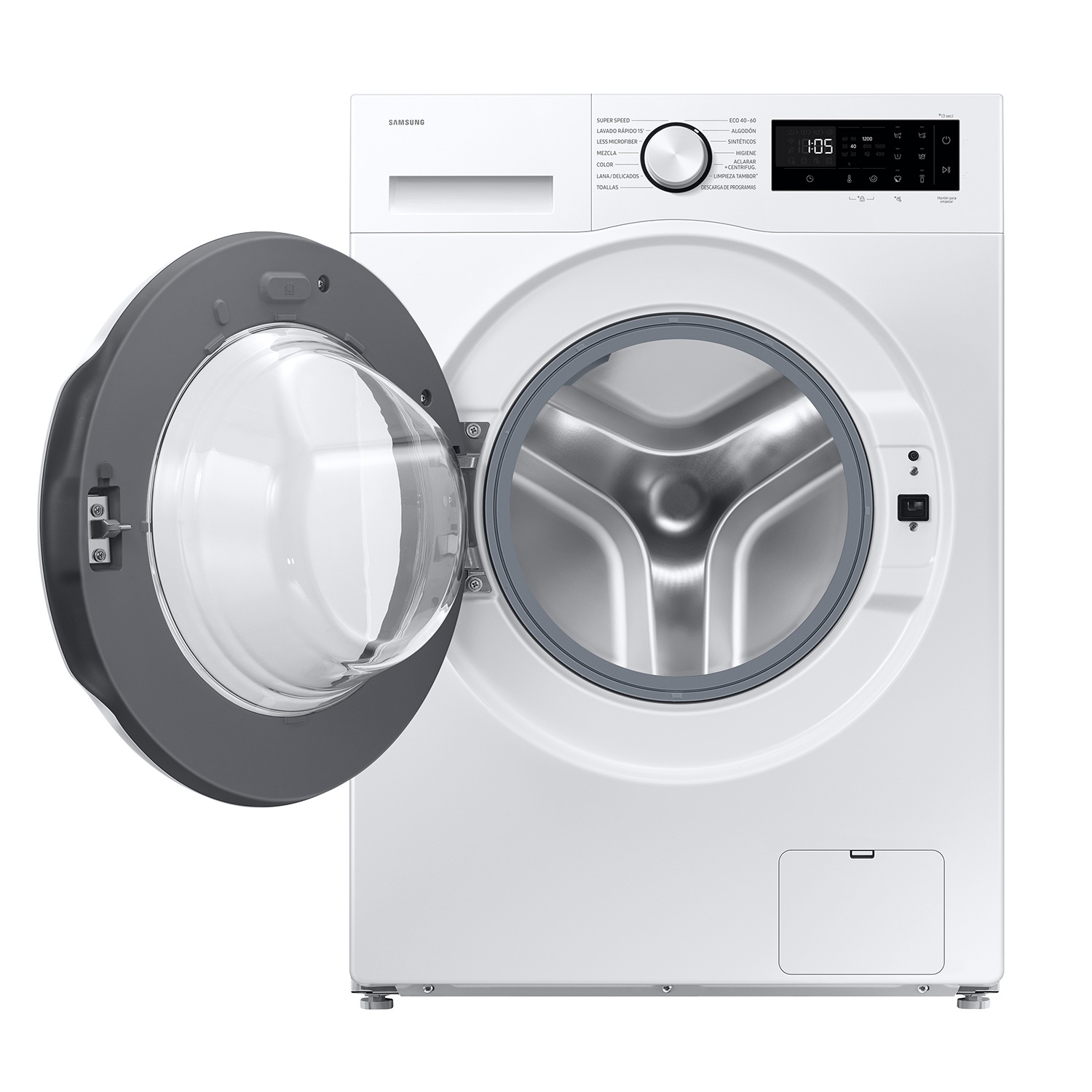 Lavadora AI con Fondo Reducido 8kg AI EcoBubble™ Clase A Blanca WW80FG5L32TEEC White