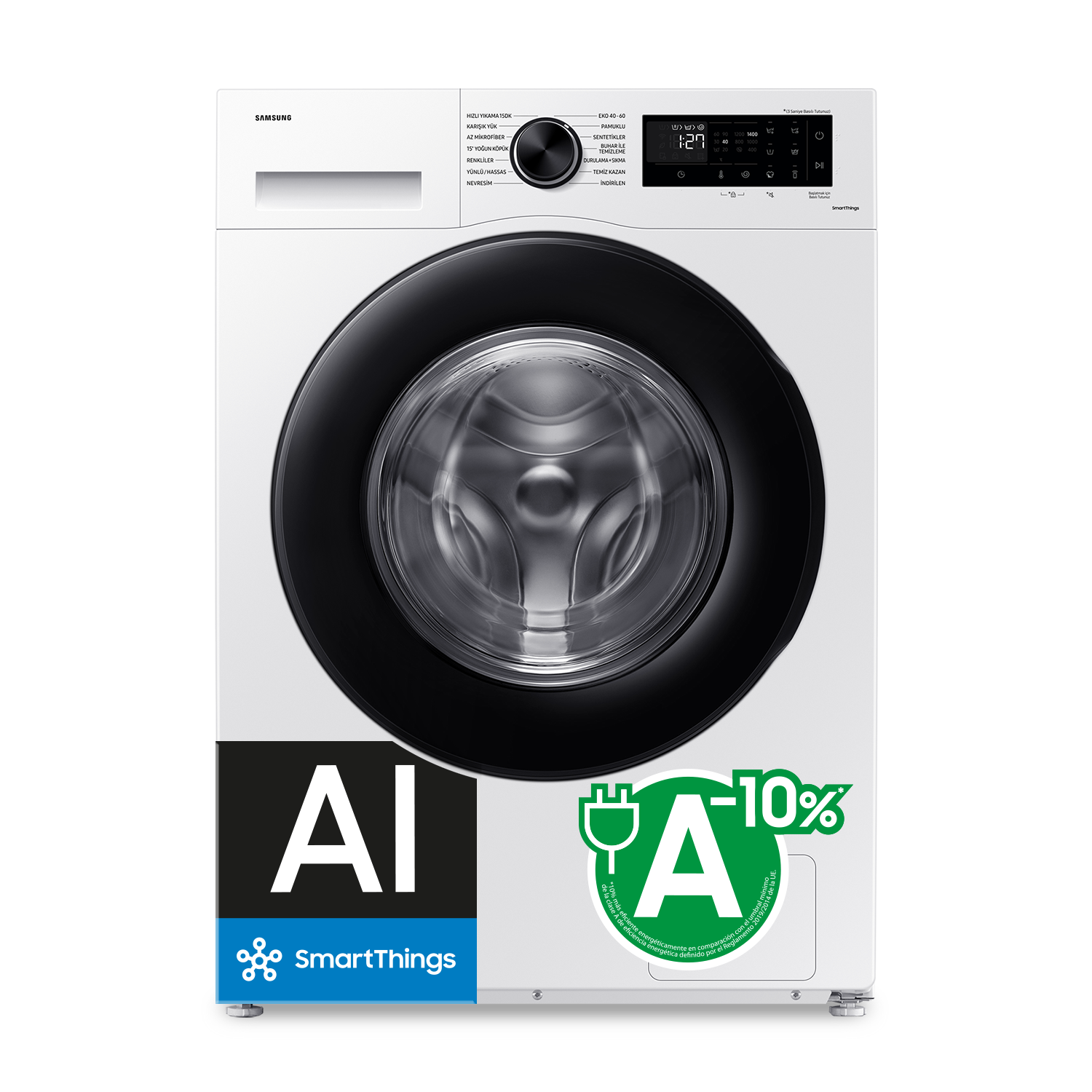 Lavadora 9Kg Ecobubble™ Clase A Blanca WW90CGC04DAEEC Blanco