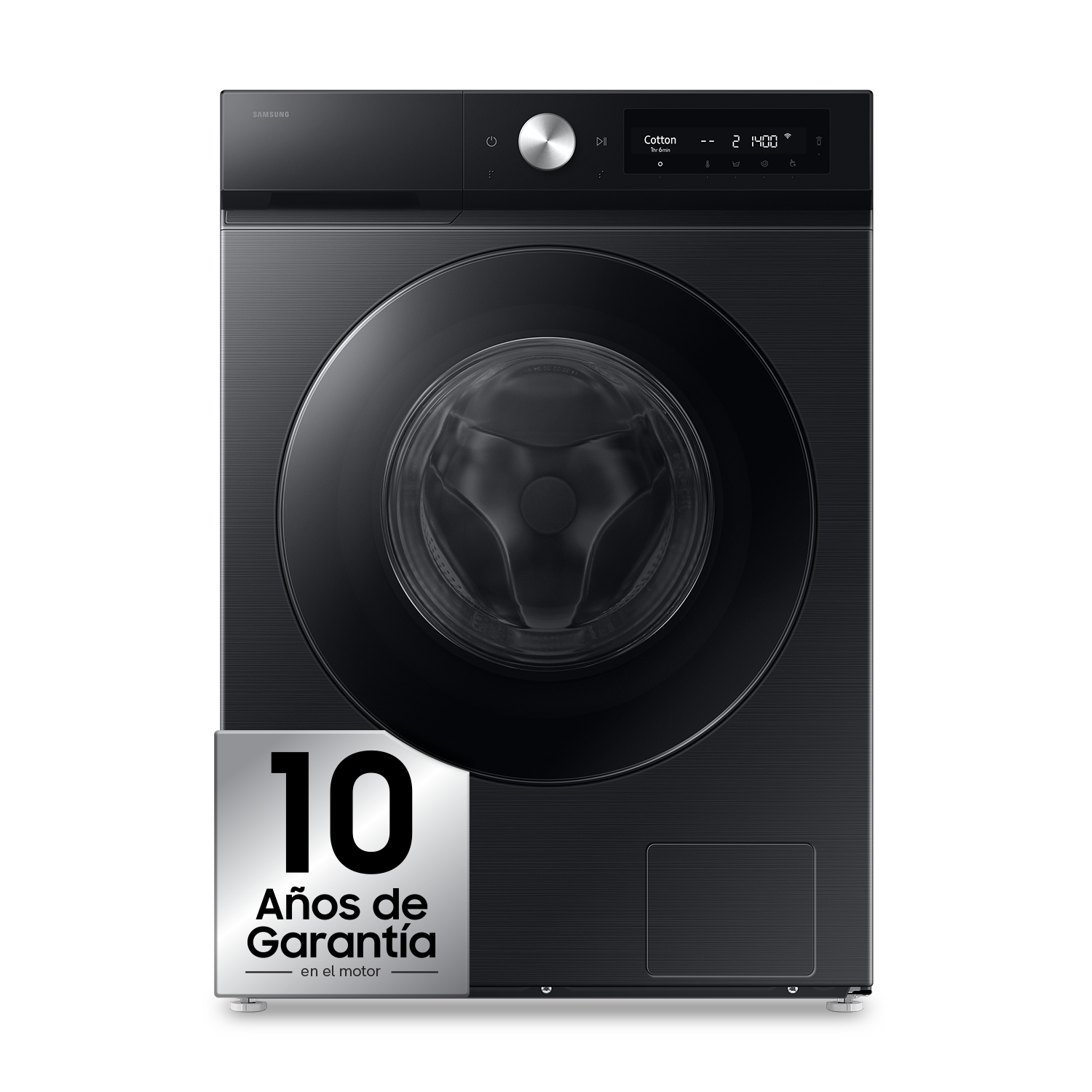 Lavadora Bespoke AI 9Kg Autodosificación Clase A Negra WW90DB7U94GBU3 Negro