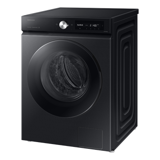 Lavadora Bespoke AI 9Kg Autodosificación Clase A Negra WW90DB7U94GBU3 R-Perspective Black 