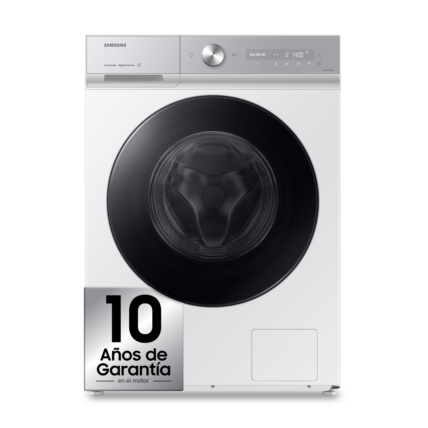 Lavadora Bespoke AI 9Kg Autodosificación Clase A Blanca WW90DB8U95GHU3 Blanco