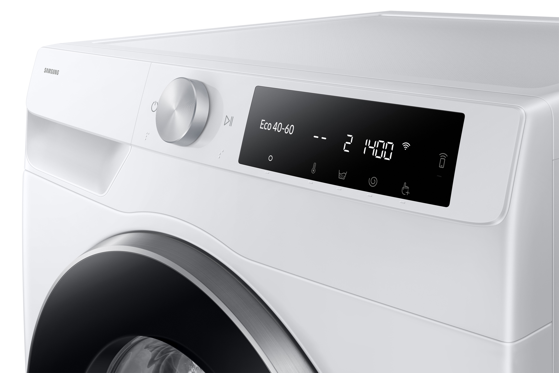 Lavadora 9Kg Autodosificación Clase A Blanca WW90DG6U85LEU3 Panel-Control1 White 