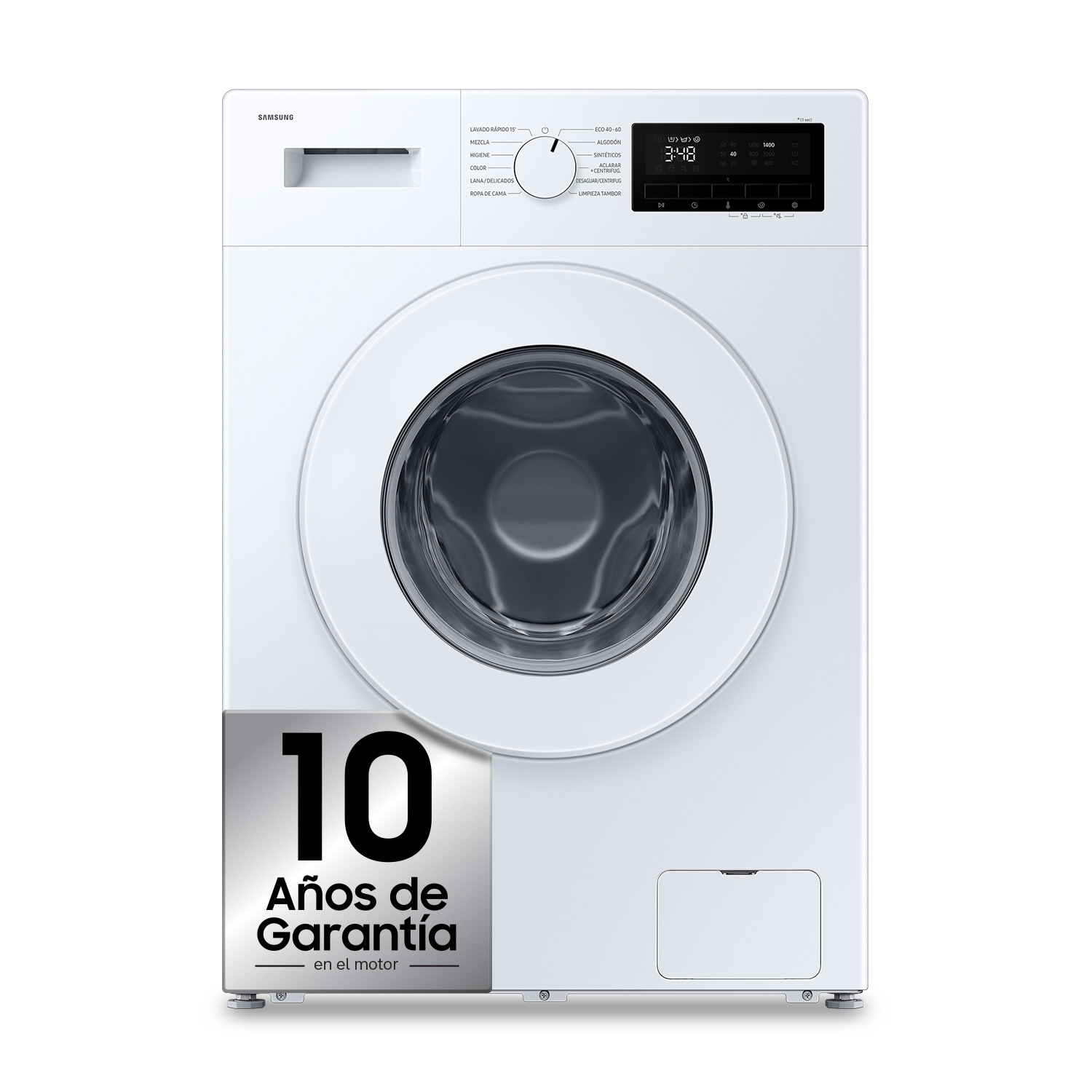 Lavadora con fondo reducido 9kg Motor Digital Inverter Clase A Blanca WW90FG3M05TWEC Blanco