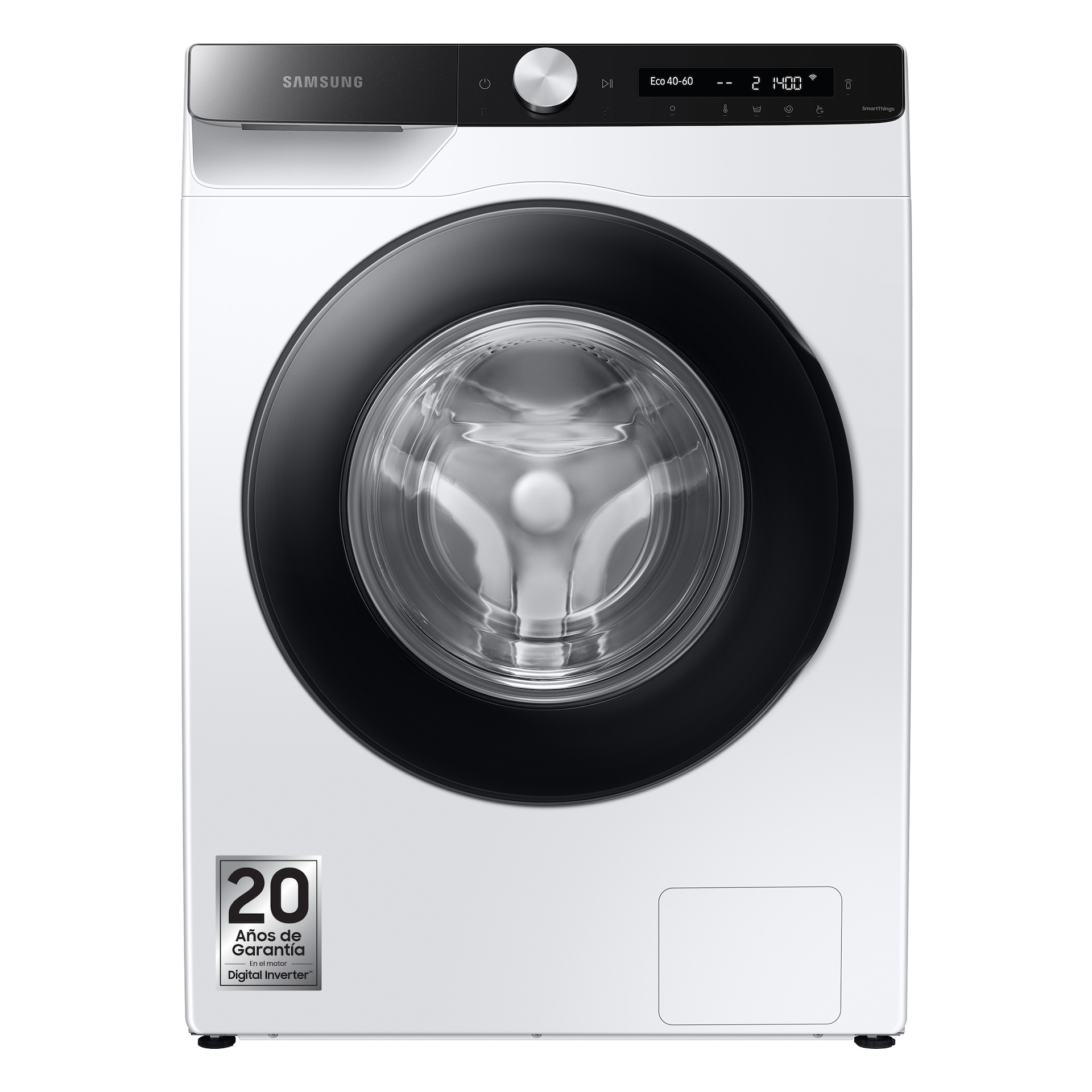 Lavadora carga frontal  Samsung WW90T534DTW/S3, 9 Kg, 1400 rpm,  Auto-dosificación, EcoBubble™, WiFi, Blanco