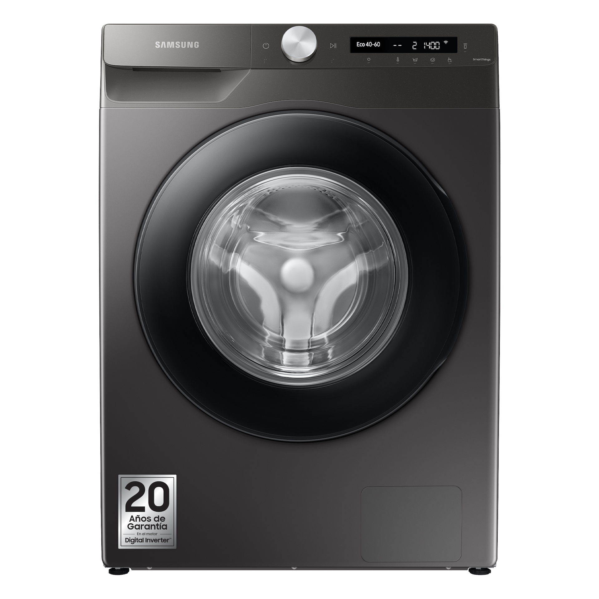 Lavadora carga frontal  Samsung WW90T534DTW/S3, 9 Kg, 1400 rpm,  Auto-dosificación, EcoBubble™, WiFi, Blanco