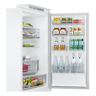 Kalusteisiin asennettava jääkaappi ja pakastin Twin Cooling Plus™ 177,5 cm Detail10-Half-Door-Bin White 