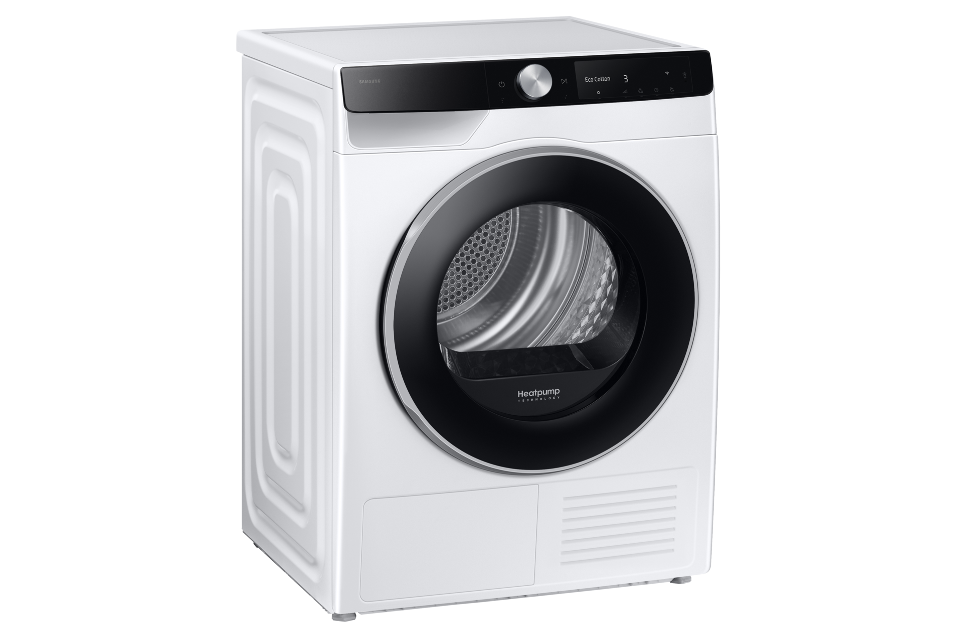 Laundry Dryer with A Energy Efficiency Rating and AI Dry+ L-Perspective White 