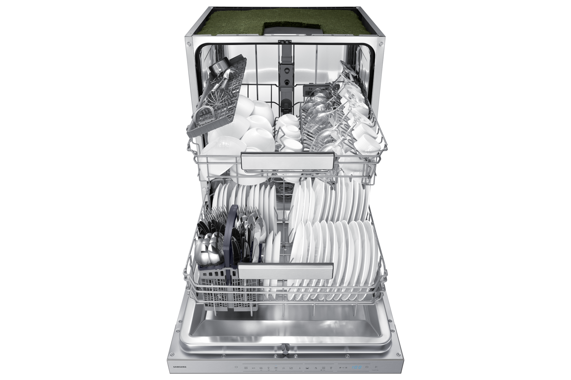 Built-under Dishwasher AutoRelease™ 13 Place Setting Front-Open3 Silver 