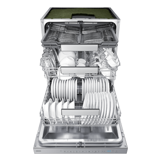 Built-under Dishwasher AutoRelease™ 14 Place Setting Front-Open3 Silver 