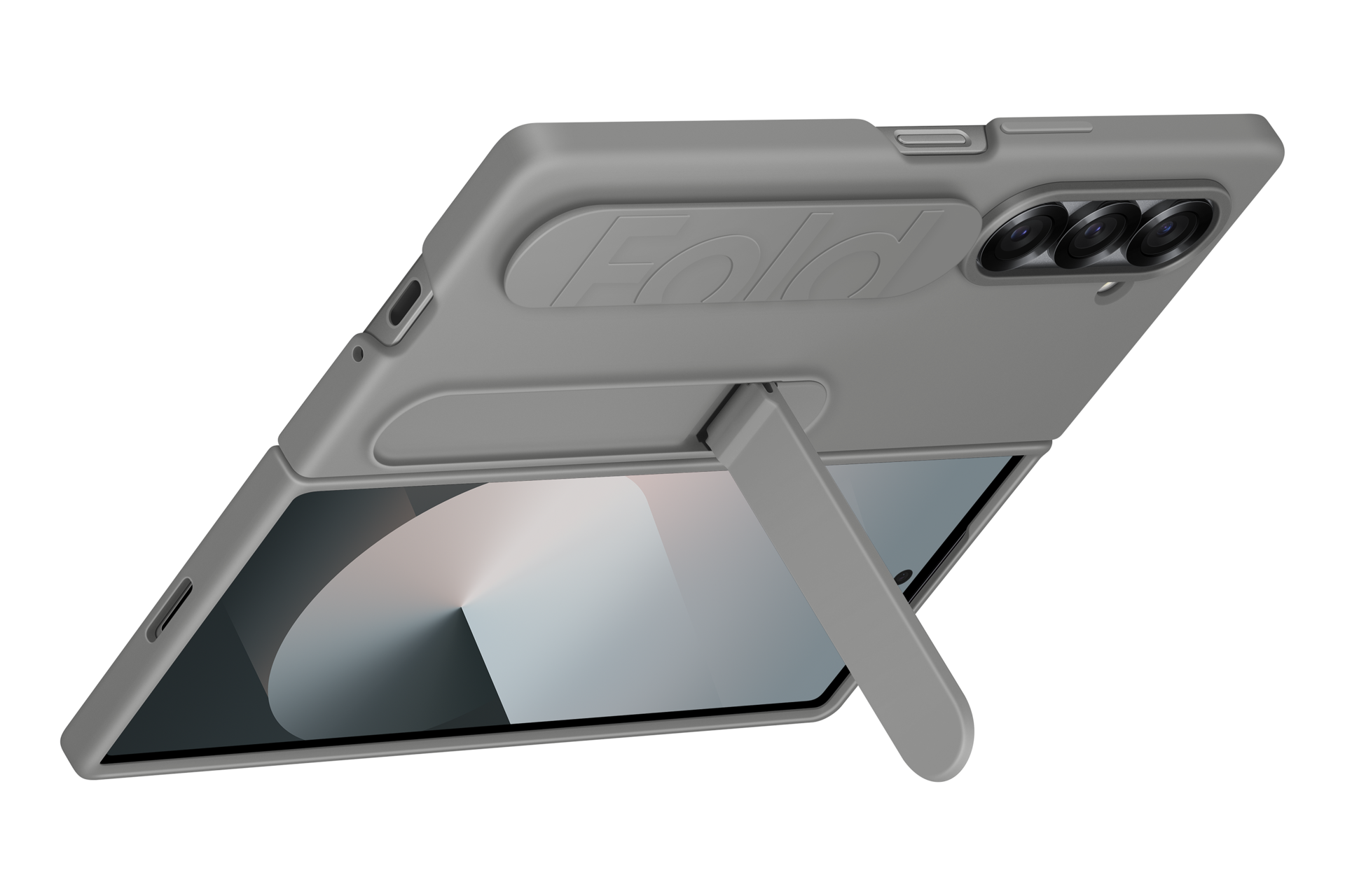 Galaxy Z Fold6 Silicone Case Dynamic Gray 