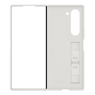 Galaxy Z Fold6 Silicone Case Back White 