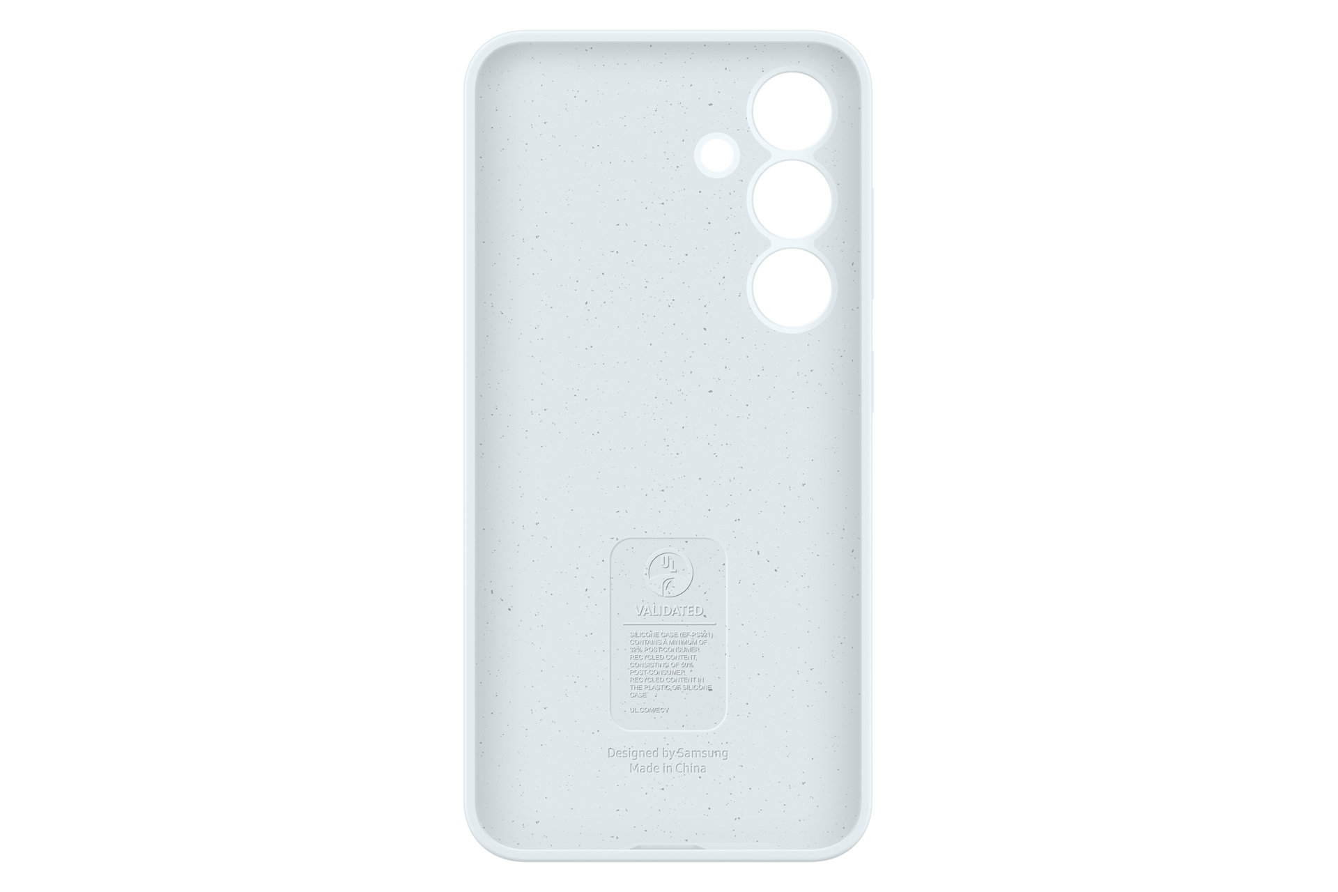 Galaxy S24 Silicone Case Back White 