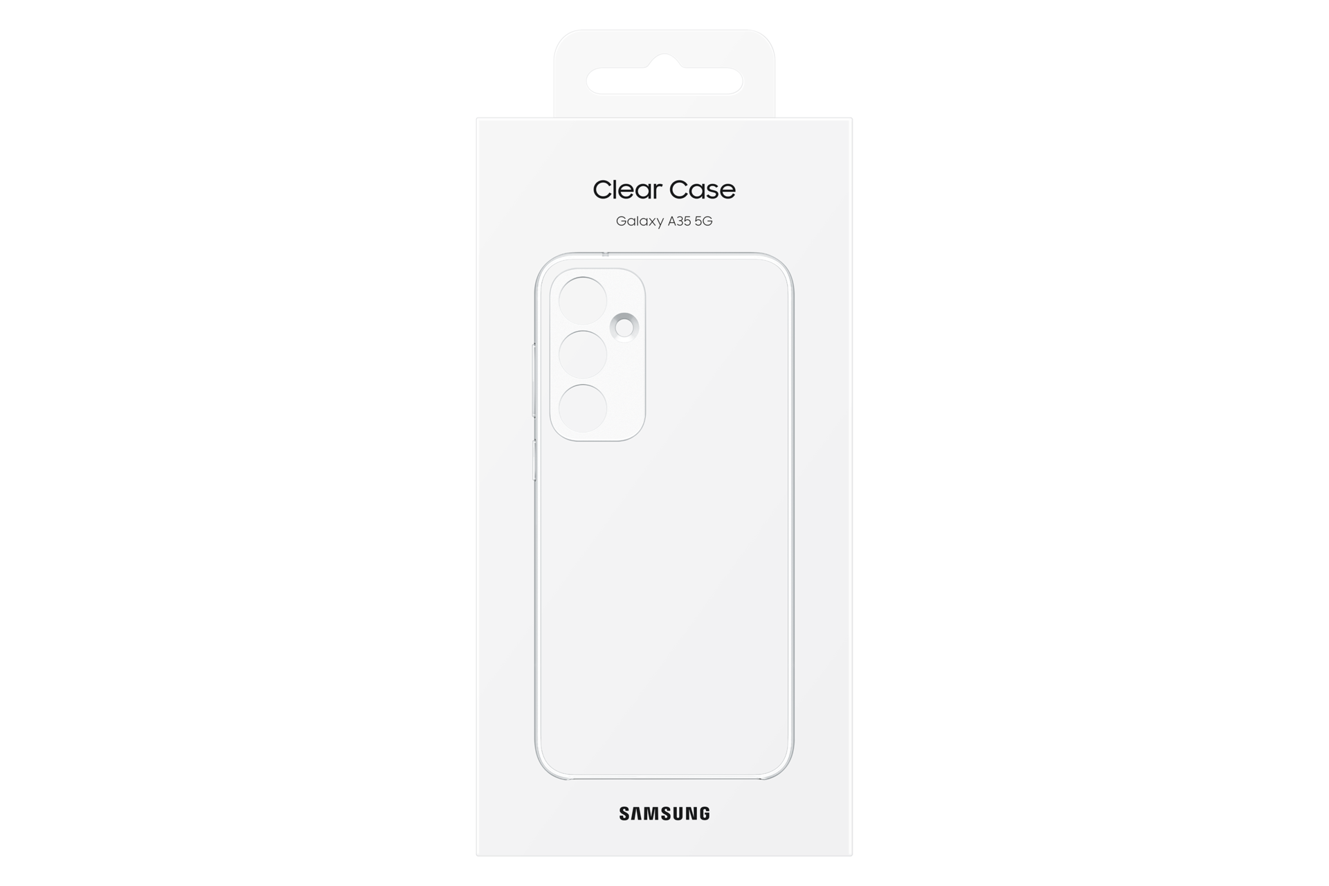 Galaxy A35 5G Clear Case Package Transparent 