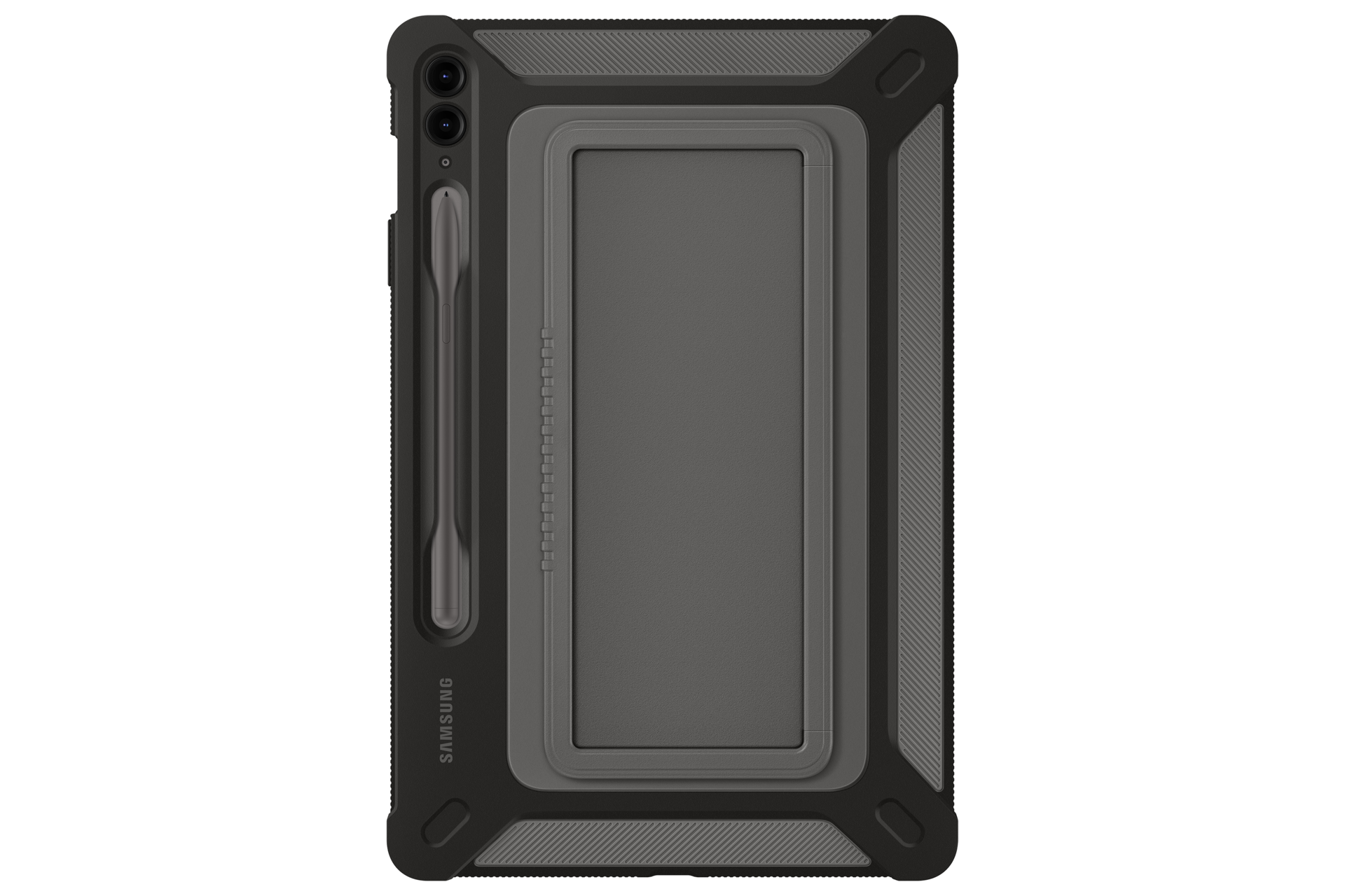 Galaxy Tab S9 FE+ Outdoor Cover Front3 Black 