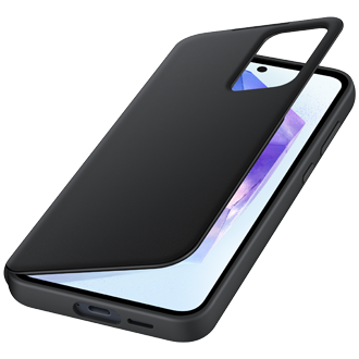 Galaxy A55 5G Smart View Wallet Case Dynamic Black 