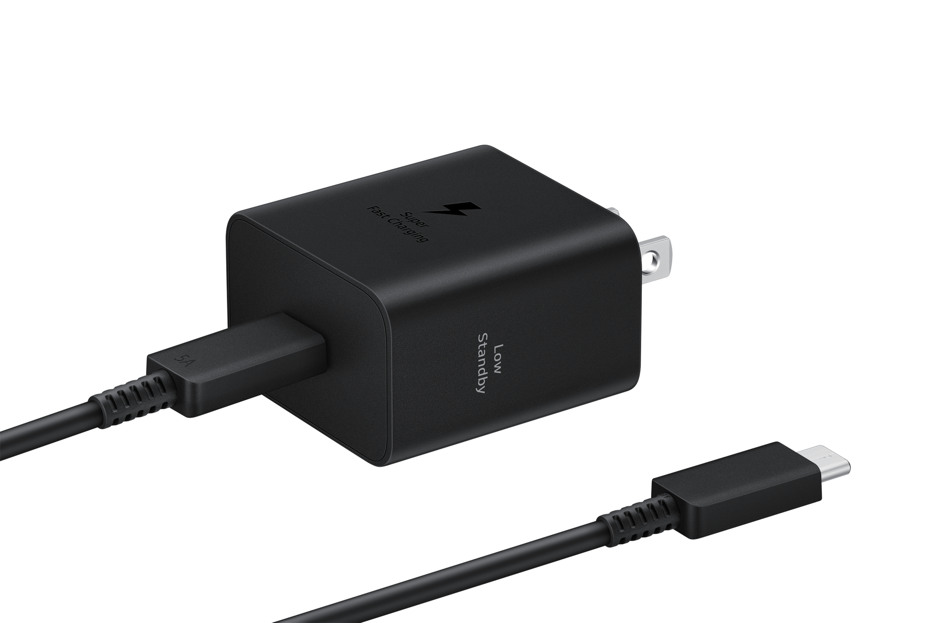 45W Power Adapter (2024) L-Perspective Black 