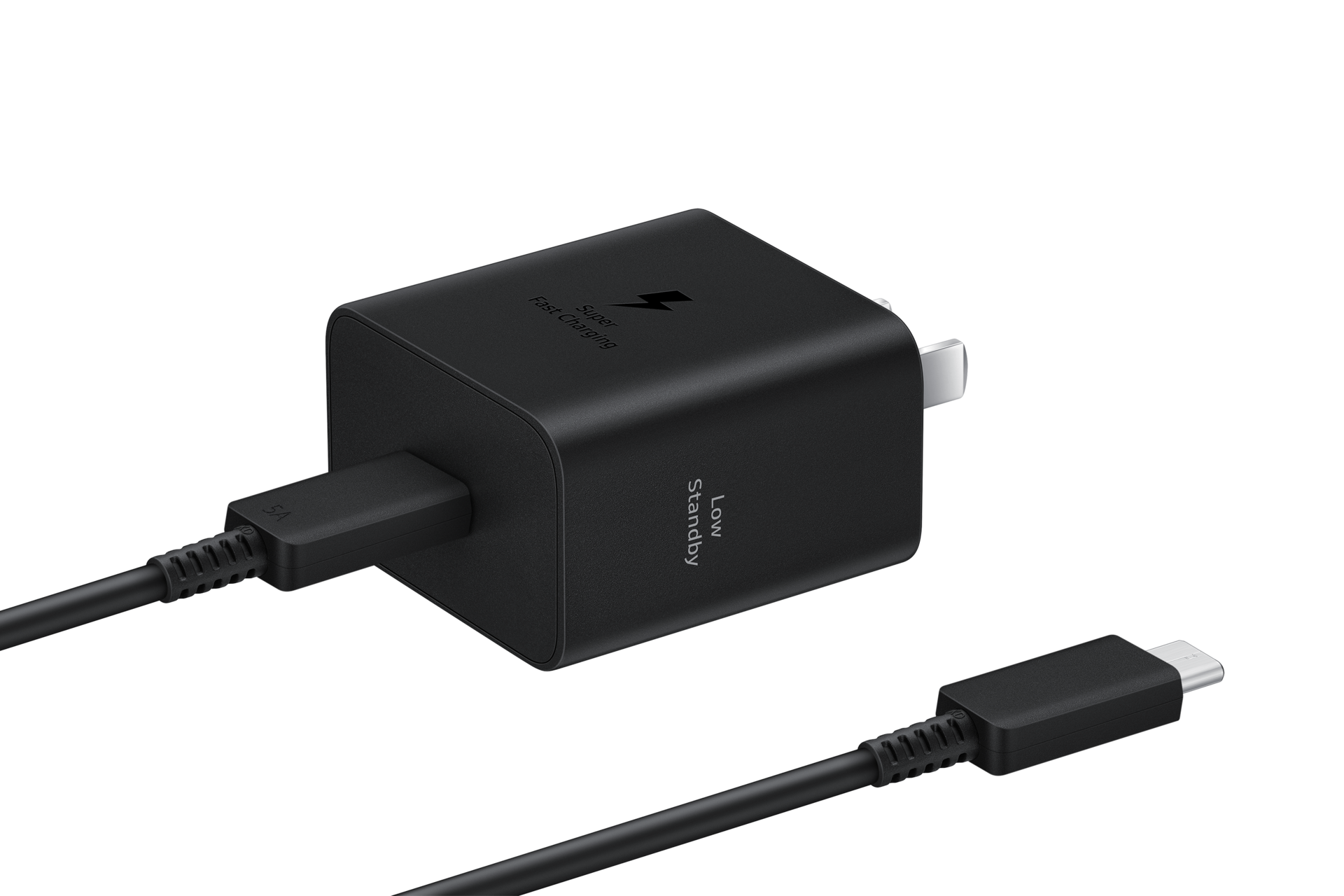 45W Power Adapter (2024) L-Perspective Black 