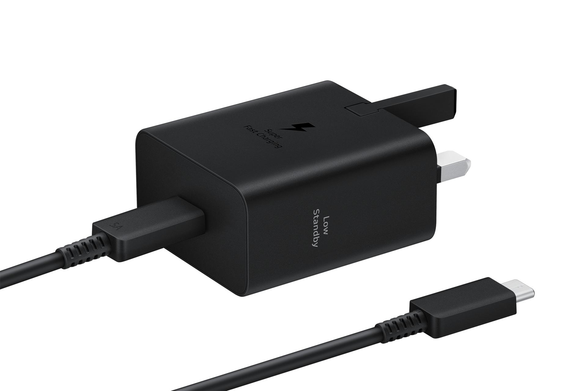 45W Power Adapter (2024) L-Perspective Black 
