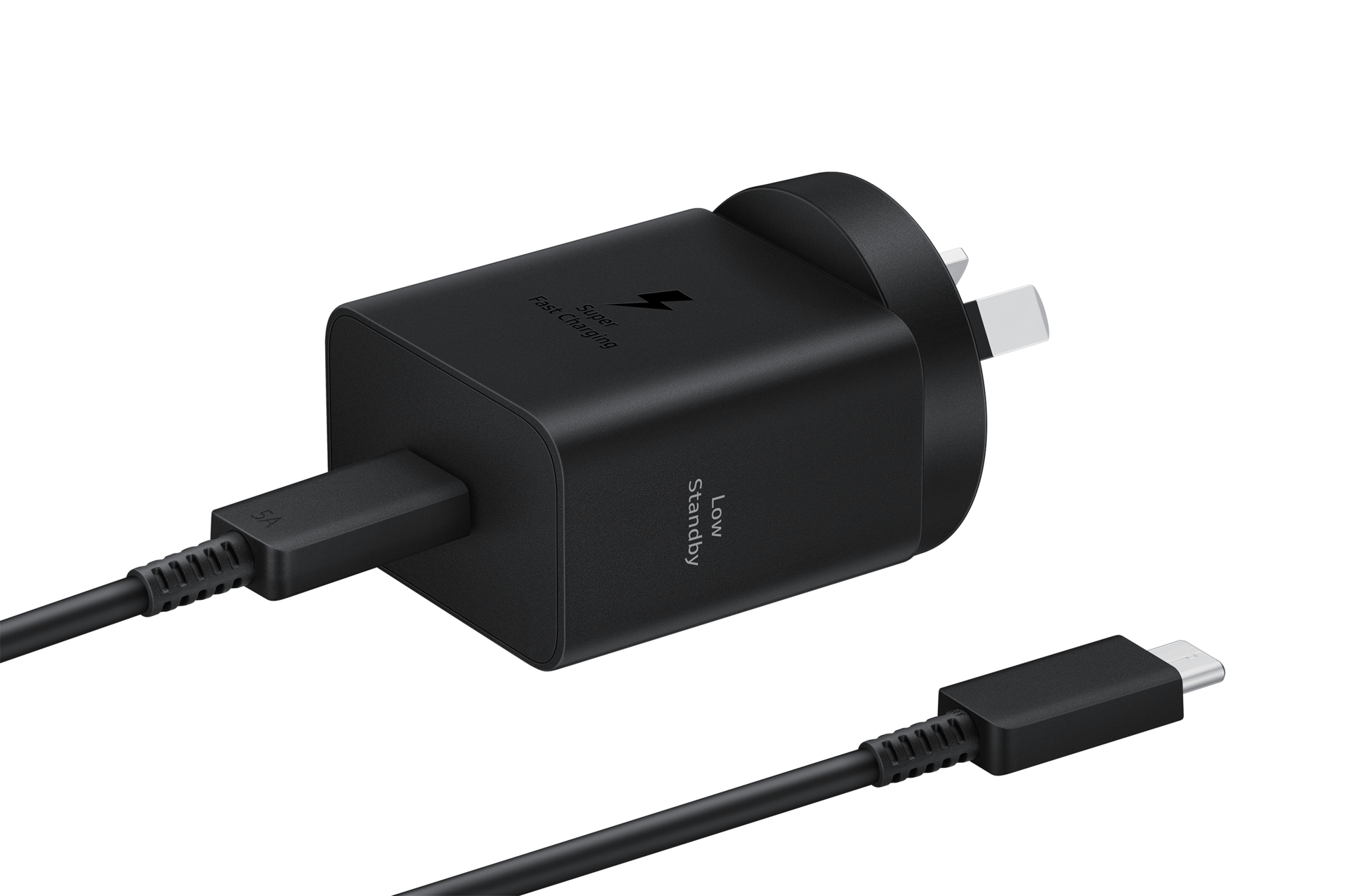 45W Power Adapter (2024) L-Perspective Black 