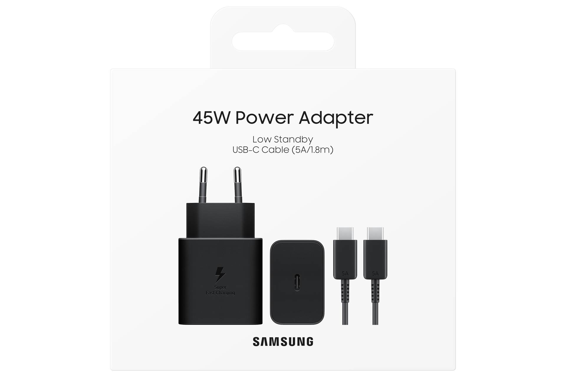 45W Power Adapter (2024) Package Black 