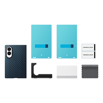 Galaxy Z Fold8 Carbon Magnet Case Set-Cut Blue 