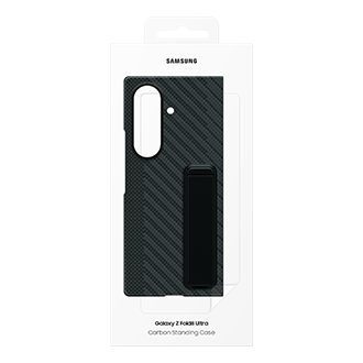 Galaxy Z Fold8 Ultra Carbon Standing Case Package Black 