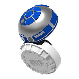 Galaxy Buds2 Pro R2-D2™ Cover Dynamic-open Silver&White 