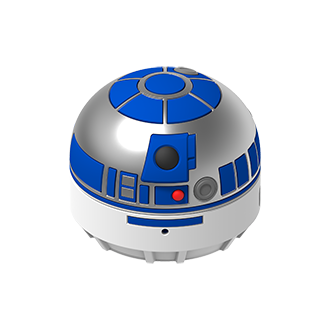 Galaxy Buds2 Pro R2-D2™ Cover Front Silver&White 