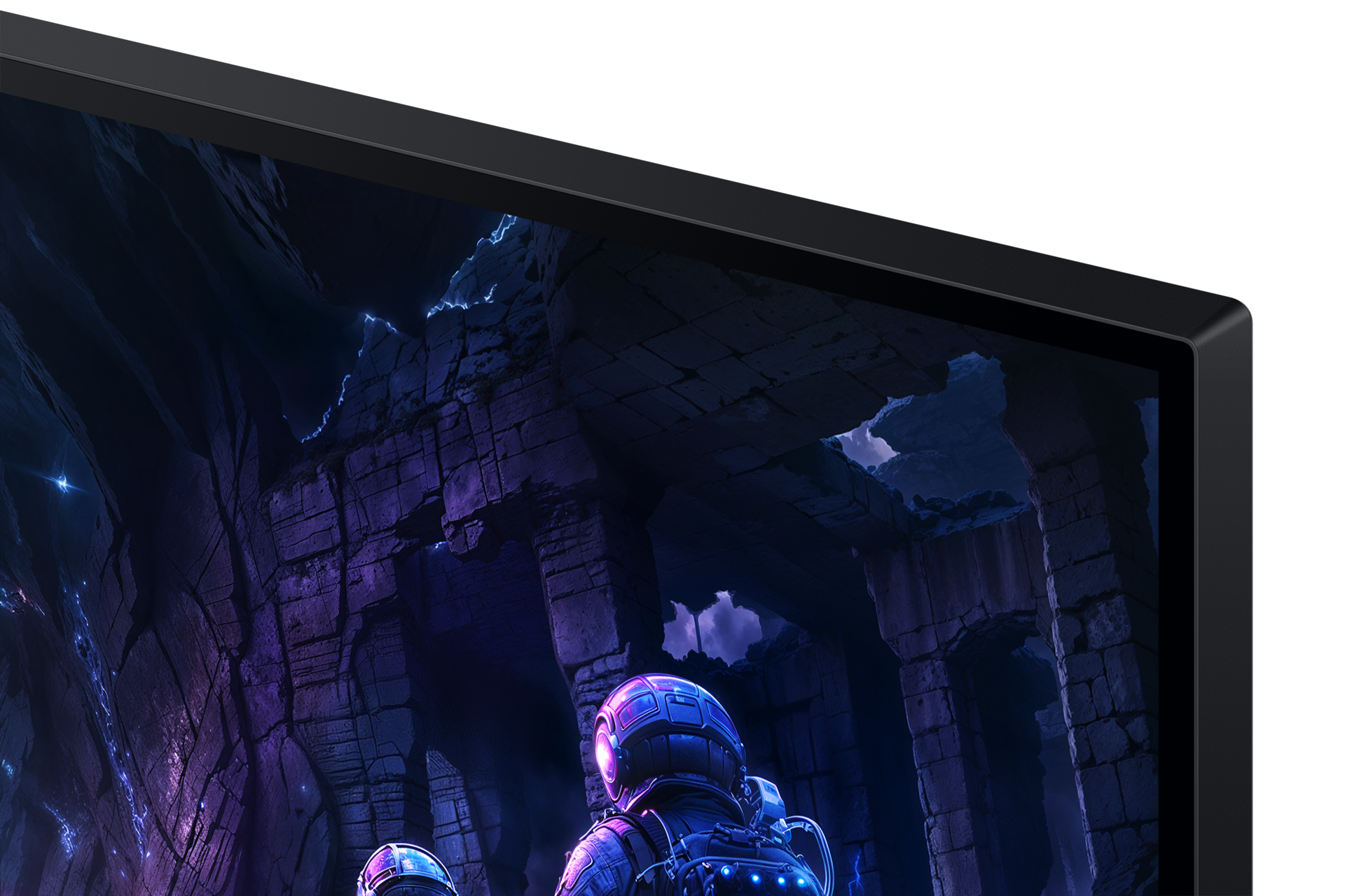 27"/32" Odyssey G5 G51F QHD 180Hz Gaming Monitor Detail Black 