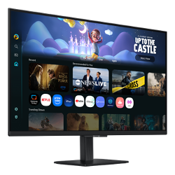 27"/32" Smart Monitor M5 M50F FHD (Black) L-Perspective Black 