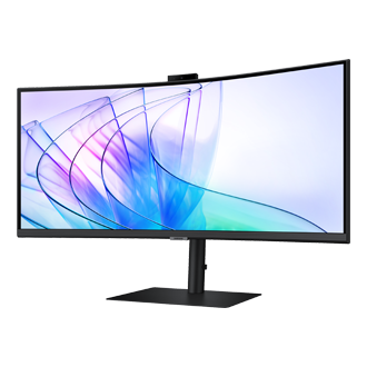 34" ViewFinity S6 S65VC R-perspective Black 