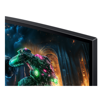 40" Odyssey G7 G75F WUHD 180Hz Gaming Monitor Detail Black 