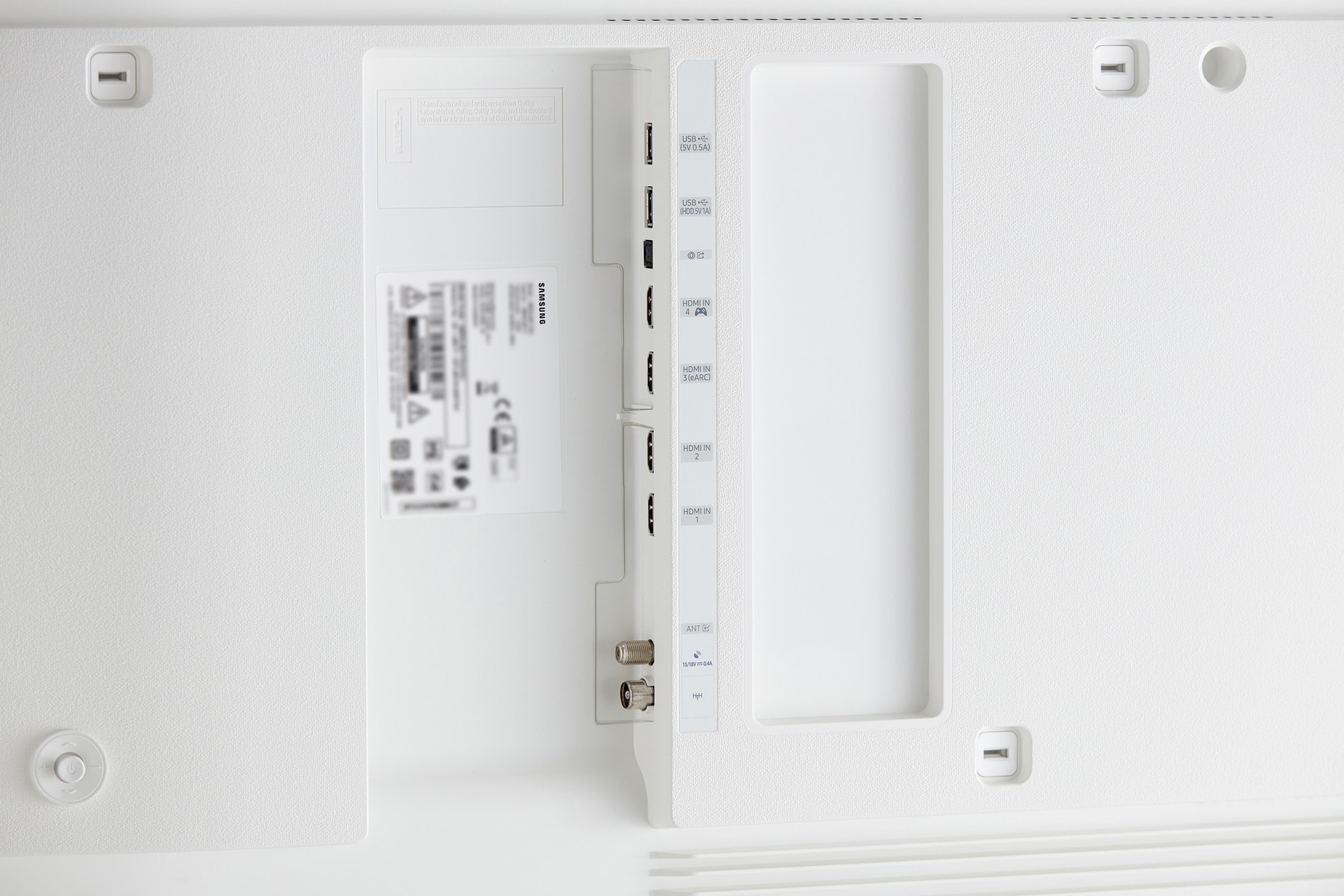 The Serif 43" LS01B  TV Ports Image