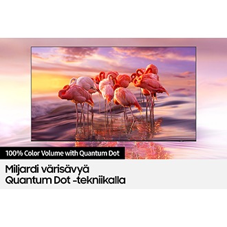 QLED TV Q60A:n 100 prosentin värivolyymi tuottaa kattavan värien kirjon