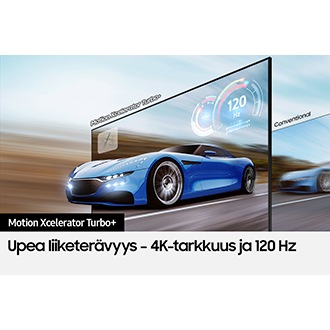 QLED TV Q70A -mallin Motion Xcelerator Turbo+ -tekniikka näyttää pelin kuvan selkeänä.