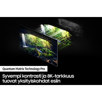 QLED TV QN750A ja sen Quantum Matrix Technology Pro -tekniikka näyttävät tummimmat ja kirkkaimmat kohtaukset yksityiskohtaisina