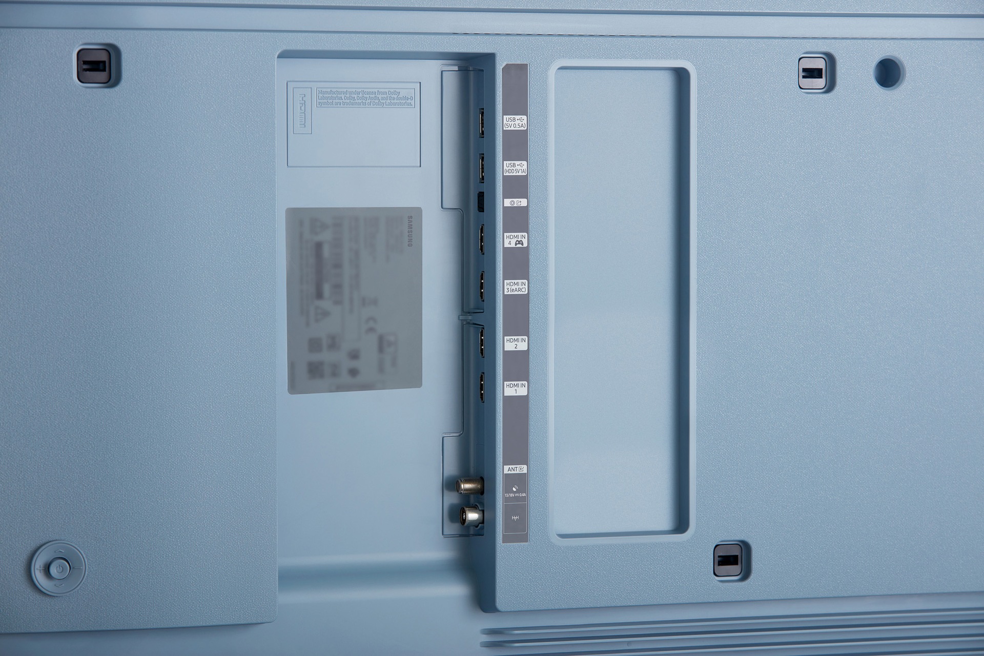 The Serif 65" LS01B  TV Ports Image