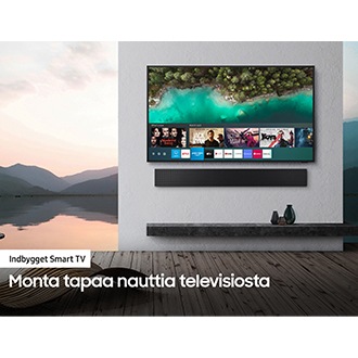 The Terrace -televisiolla voi käyttää useita Smart TV -sovelluksia ulkona
