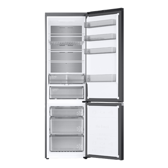 Jääkaappi ja pakastin Metal Cooling 203 cm Front-Open-without-food Black 