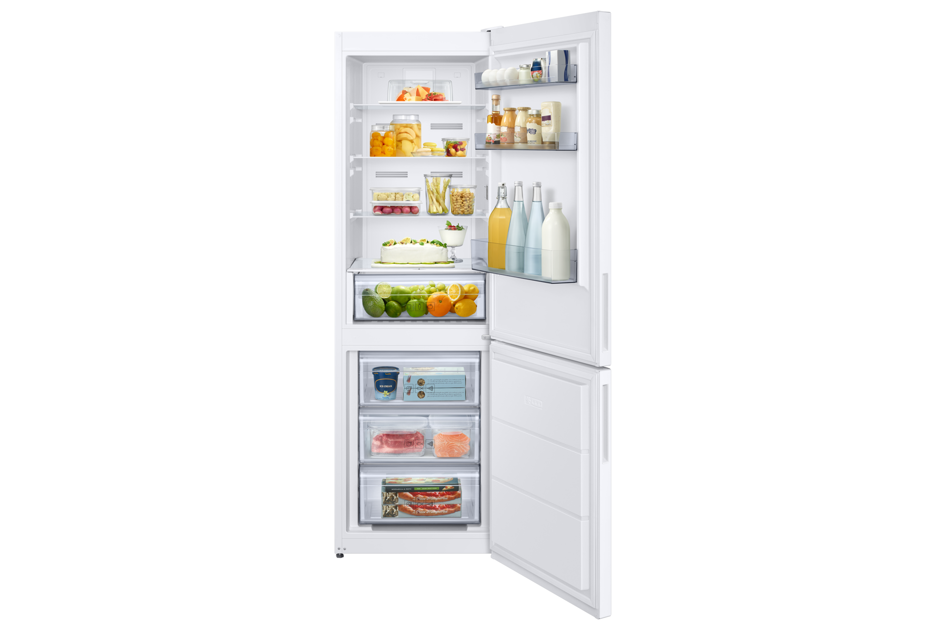 front-open-with-food White