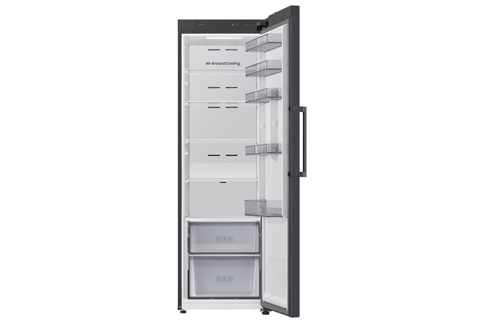 Jääkaappi One Door Precise Cooling 186 cm Front-Open Black 