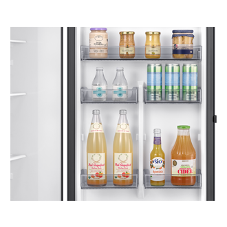 Jääkaappi One Door Precise Cooling 186 cm Detail-White-Door Black 