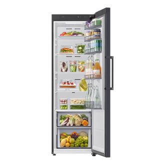 Jääkaappi One Door Precise Cooling 186 cm Front-Open-With-Food Black 