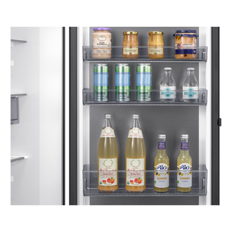 Tall One Door RI80H/24 AI precise cooling 387L Detail-Metal-Door Black 